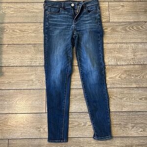 American Eagle Outfitters Dark Blue Skinny Jeans